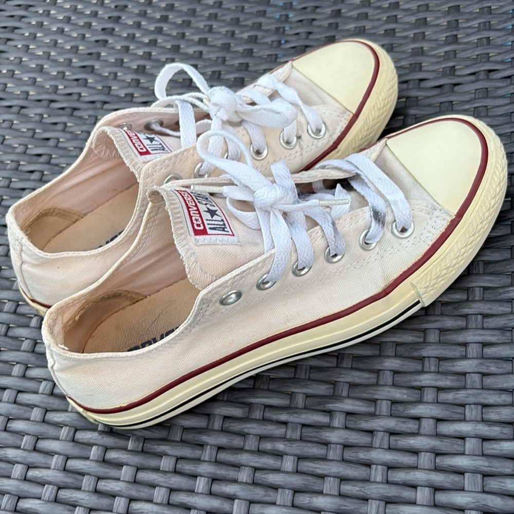 Converse All Star Off-White Canvas Sneakers